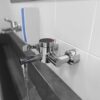 Grifo de lavabo Bristan H64WMT2 termostático mural TMV3 HTM64 palanca cromado