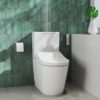 Inodoro bidé de tanque bajo TOTO WASHLET RG Rimless con asiento calefactado