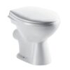 Inodoro de cisterna baja Delphi Trade pulsador 6/3 l con tubo de descarga