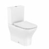 Inodoro de tanque bajo adosado a pared Roca Adagio Compact Rimless Vortex 630 mm 4,5/3 l