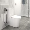 Inodoro de tanque bajo adosado a pared Sensea Neo Rimless 596 mm 5/3 l asiento amortiguado