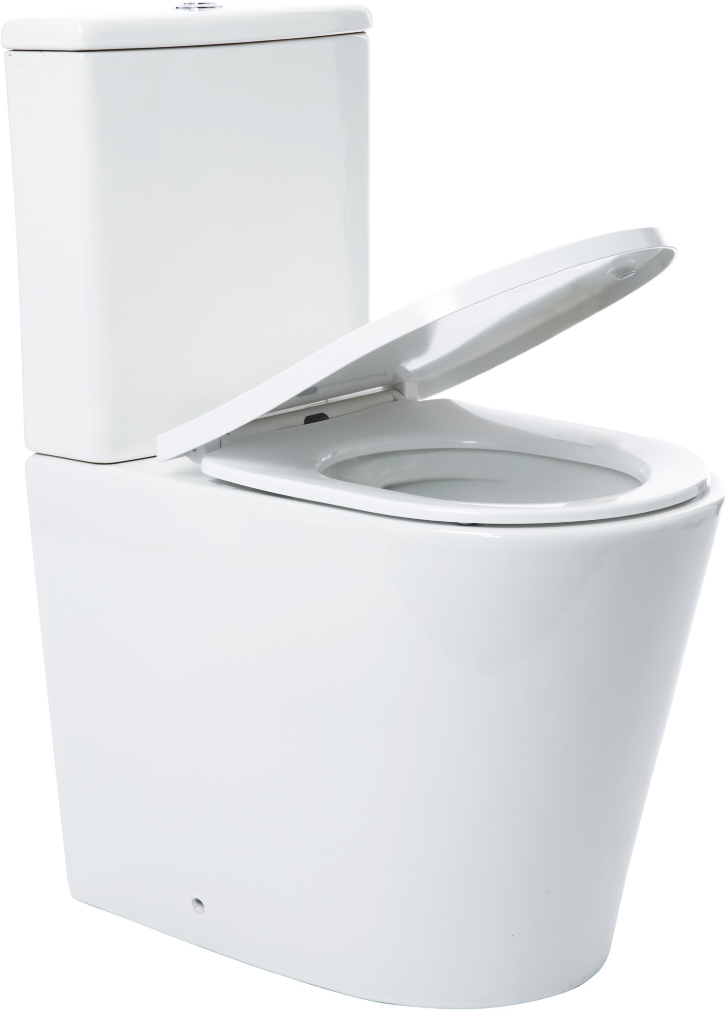 Inodoro de tanque bajo adosado a pared Sensea Neo Rimless 596 mm 5/3 l asiento amortiguado