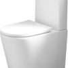 Inodoro de tanque bajo adosado a pared Sensea Neo Rimless 596 mm 5/3 l asiento amortiguado