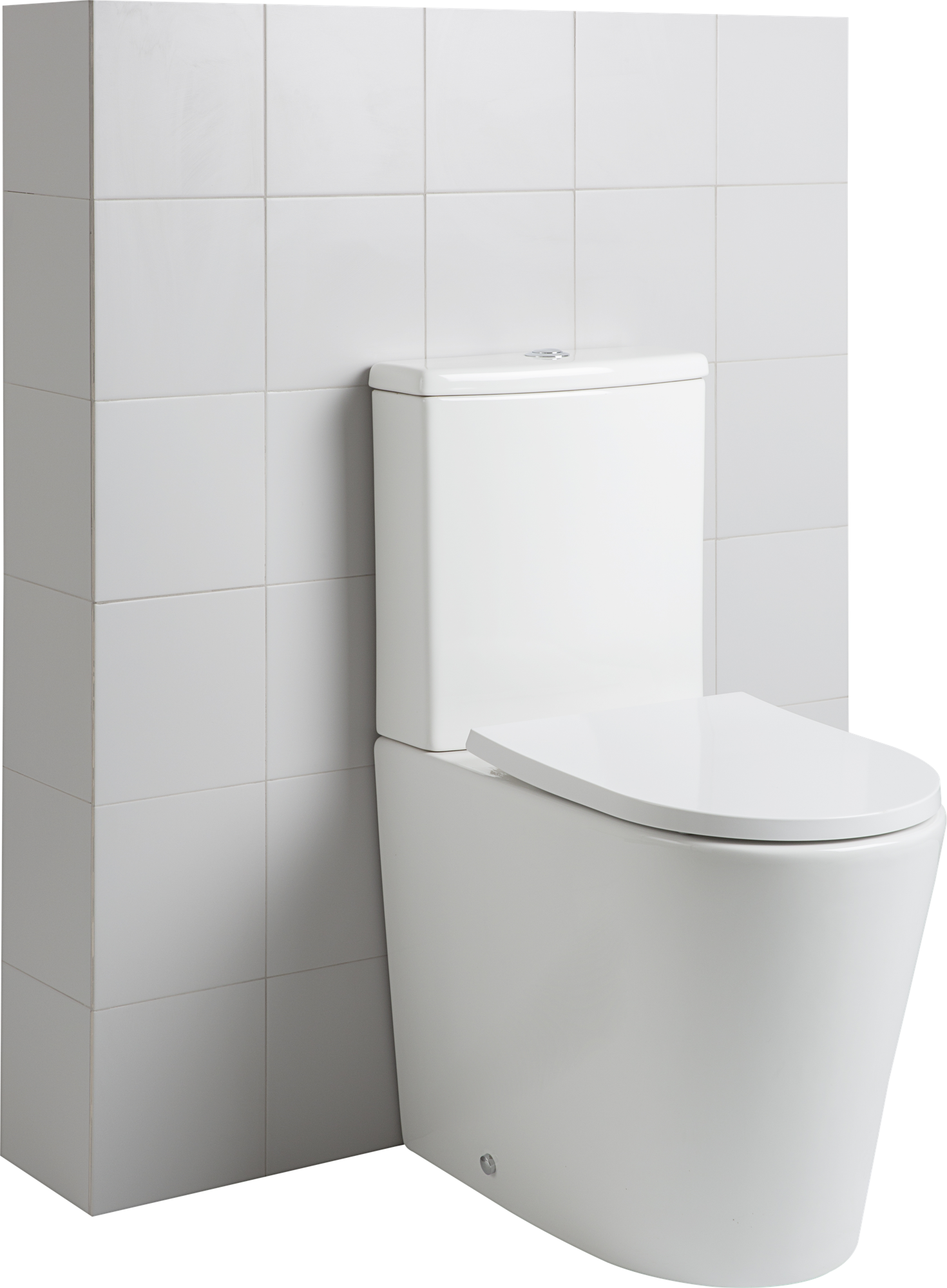 Inodoro de tanque bajo adosado a pared Sensea Neo Rimless 596 mm 5/3 l asiento amortiguado