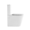 Inodoro de tanque bajo adosado a pared Sensea Neo Rimless 596 mm 5/3 l asiento amortiguado
