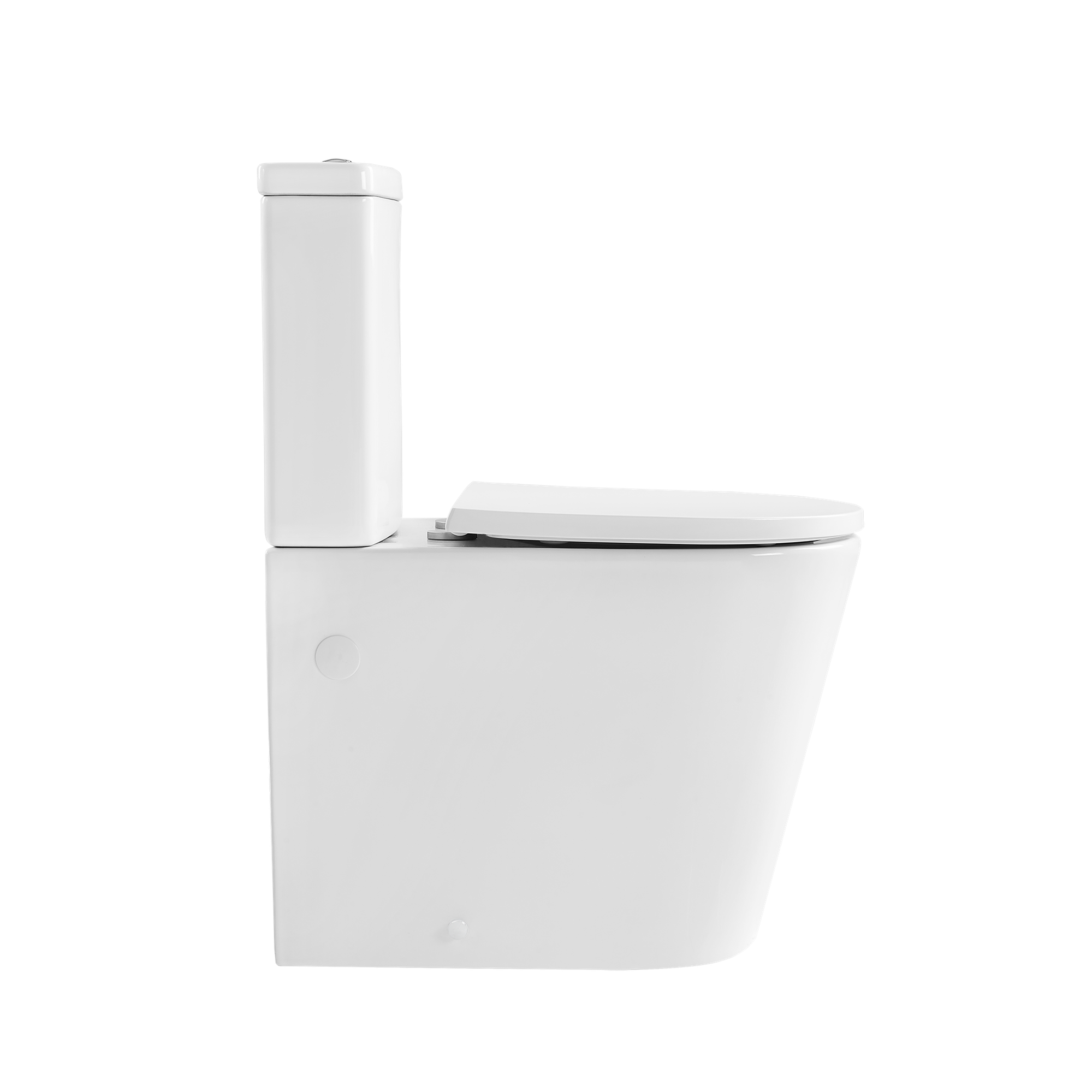 Inodoro de tanque bajo adosado a pared Sensea Neo Rimless 596 mm 5/3 l asiento amortiguado