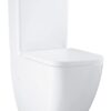 Inodoro de tanque bajo GROHE Clova Rimless 630 mm 6/3 l asiento amortiguado