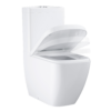 Inodoro de tanque bajo GROHE Clova Rimless 630 mm 6/3 l asiento amortiguado