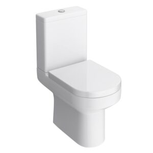 Inodoro de tanque bajo Metro Rimless 650 mm doble descarga 4/6 l asiento amortiguado