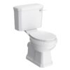 Inodoro de tanque bajo Nuie Carlton clásico cisterna de palanca 6 L con asiento