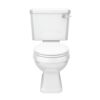 Inodoro de tanque bajo Nuie Carlton clásico cisterna de palanca 6 L con asiento