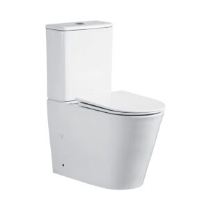 Inodoro de tanque bajo Otium Bento salida dual 4,5/3 l asiento Duroplast amortiguado