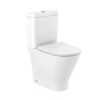 Inodoro de tanque bajo Roca Legacy Confort Rimless altura confort asiento amortiguado