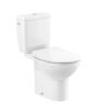 Inodoro de tanque bajo Roca Mitos Rimless salida vertical 4,5/3 l asiento amortiguado