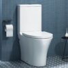 Inodoro de tanque bajo Royal Bathrooms Peak sin brida 4,5/3 L asiento amortiguado