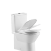 Inodoro de tanque bajo Sensea Easy Rimless 605 mm 4,5/3 l asiento amortiguado