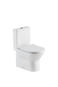 Inodoro de tanque bajo Sensea Easy Rimless 605 mm 4,5/3 l asiento amortiguado