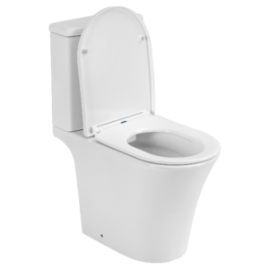 Inodoro de tanque bajo SENSEA Remix doble descarga asiento amortiguado blanco
