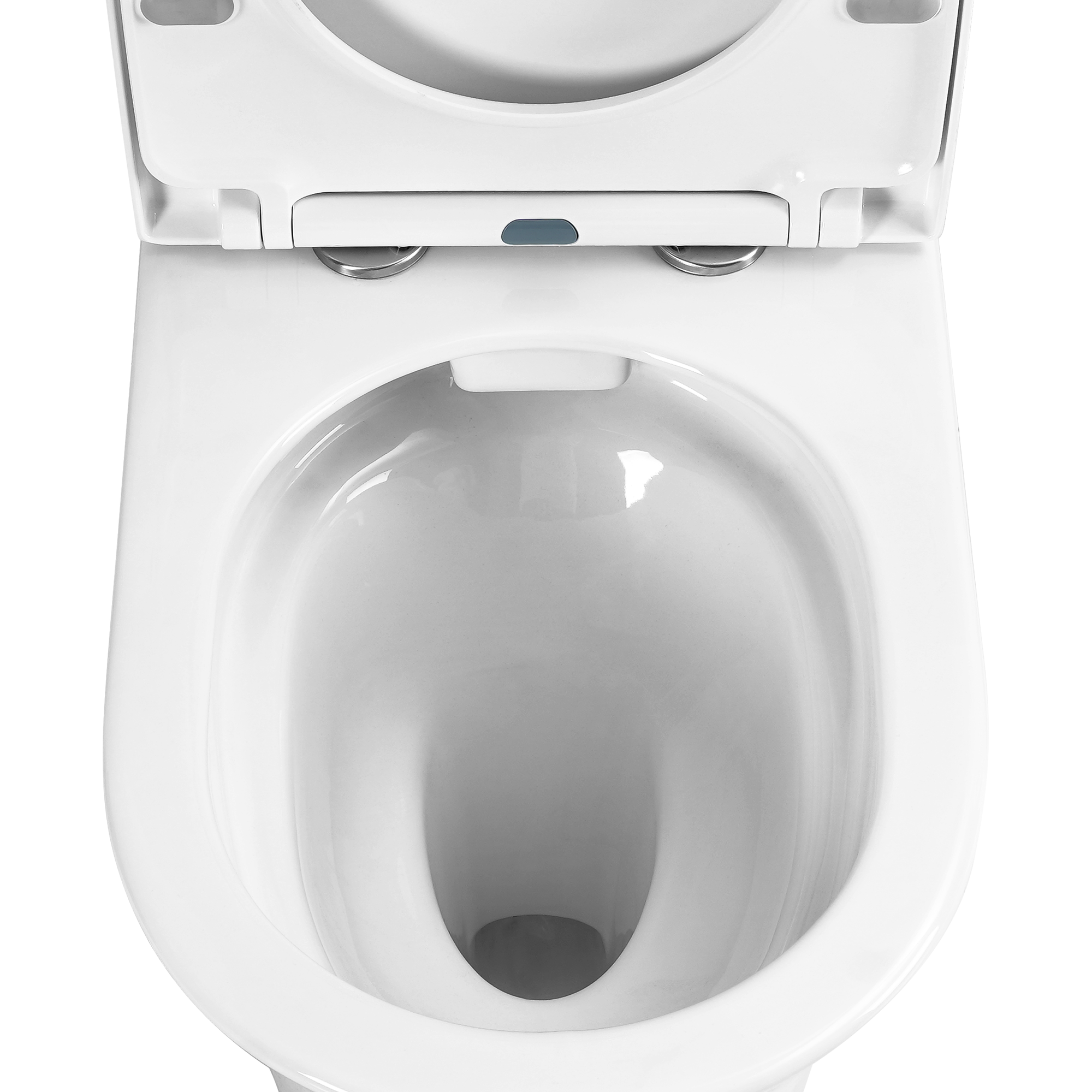 Inodoro de tanque bajo SENSEA Remix doble descarga asiento amortiguado blanco