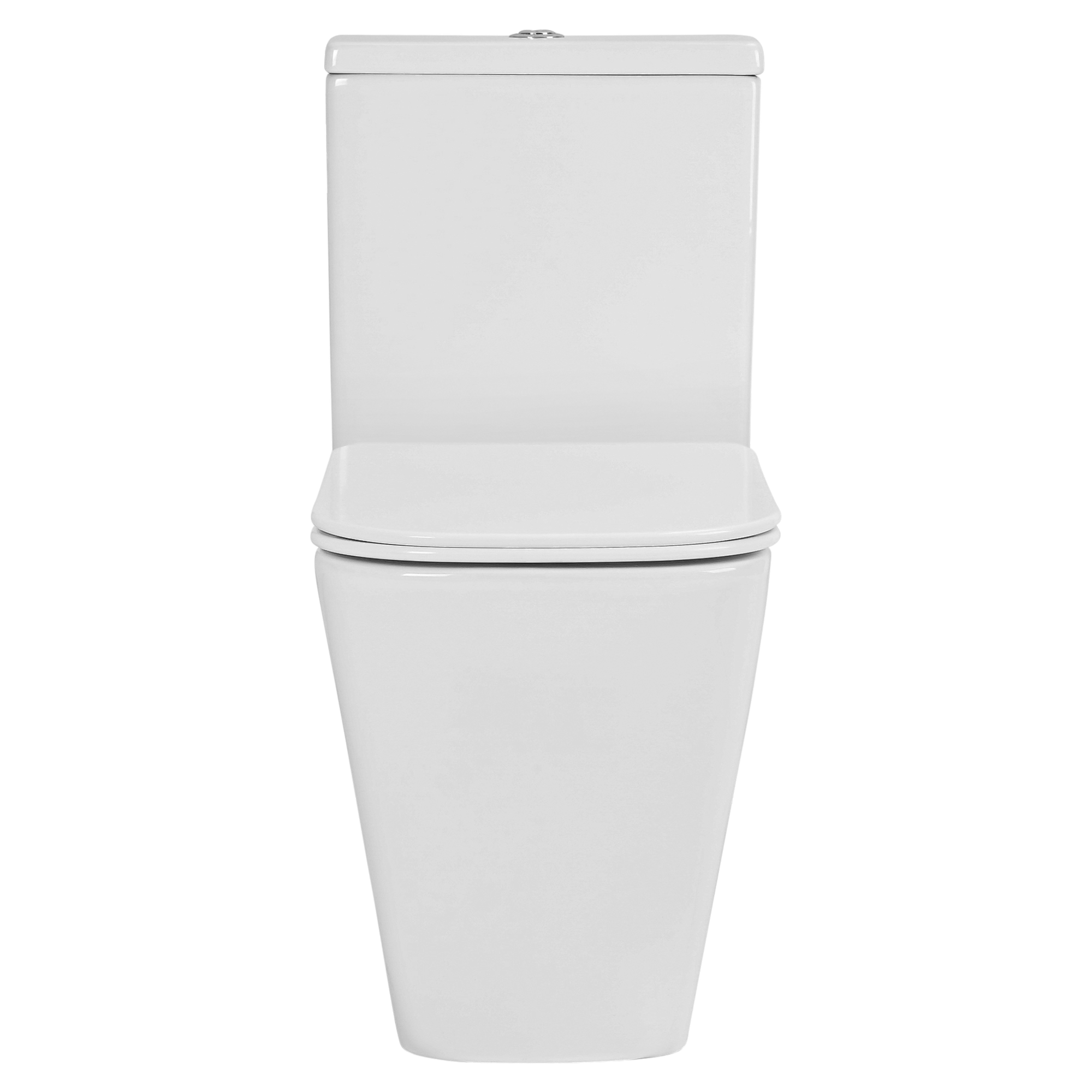 Inodoro de tanque bajo Sensea Studio Rimless cuadrado 4,5/3 l asiento amortiguado