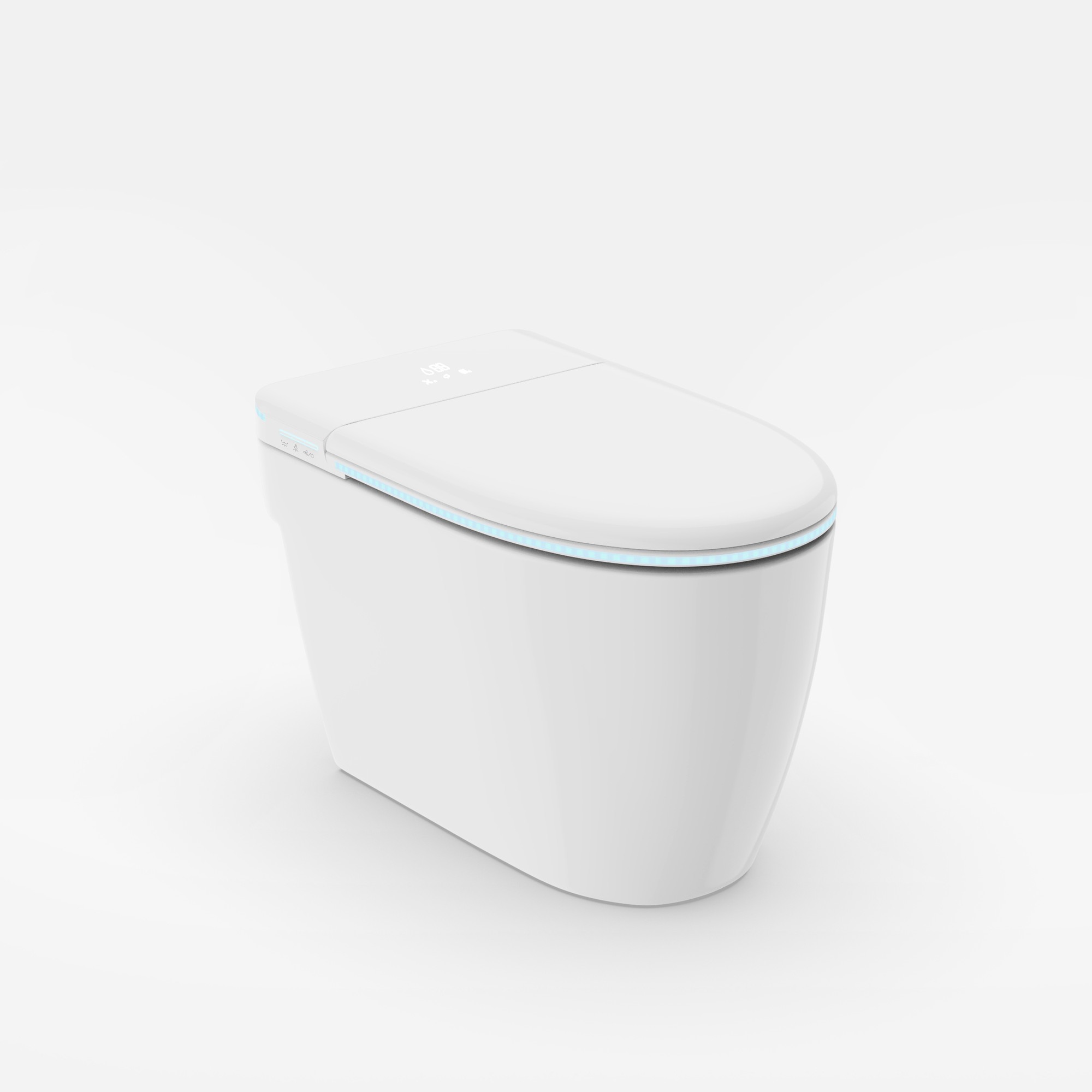 Inodoro inteligente Homary Hynova AX7 con depósito integrado y tapa automática
