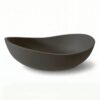 Lavabo sobre encimera Otium Volux 570 mm cemento gris mate forma orgánica