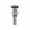 Lavabo sobre encimera Otium Volux 570 mm cemento gris mate forma orgánica