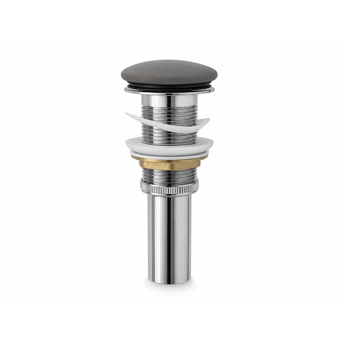Lavabo sobre encimera Otium Volux 570 mm cemento gris mate forma orgánica