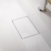 Lavabo suspendido Bernstein BS6001 600 mm mármol fundido blanco brillo 1 orificio