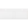 Lavabo suspendido Shower & Design YAMDROK 1200 mm solid surface blanco mate 2 orificios