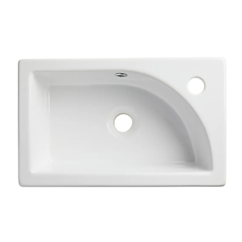 Lavamanos para mueble Roper Rhodes Esta 460 mm cerámico blanco 1 orificio