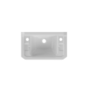 Lavamanos suspendido Burlington Edwardian 510 mm porcelana blanco brillo 2 orificios