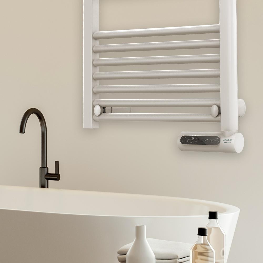 Radiador toallero eléctrico Cecotec Ready Warm 9200 Smart Towel 1070 × 500 mm 750 W blanco