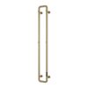 Radiador toallero eléctrico Reina Pelmo seco 1500 × 200 mm 95 W latón cepillado