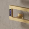 Radiador toallero eléctrico Reina Vispa seco 510 × 500 mm 95 W latón cepillado