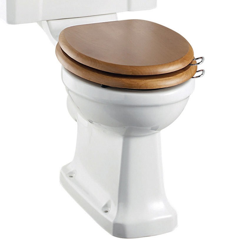 Taza para tanque bajo Burlington Traditional P5 salida horizontal altura 400 mm