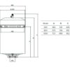 Termo eléctrico Ariston Pro1 Eco 50 L 3 kW a presión con kit G3