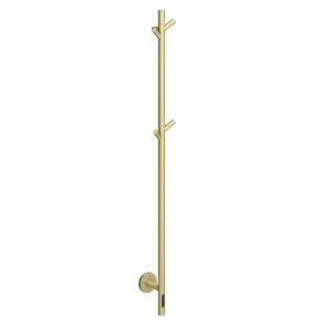 Toallero eléctrico Arezzo barra toallero y colgador 1480 mm 20 W latón cepillado