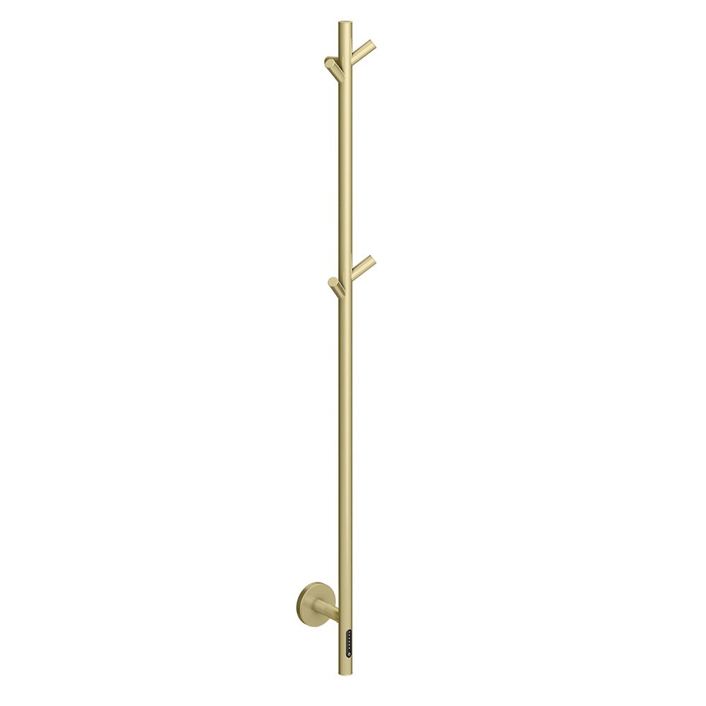 Toallero eléctrico Arezzo barra toallero y colgador 1480 mm 20 W latón cepillado