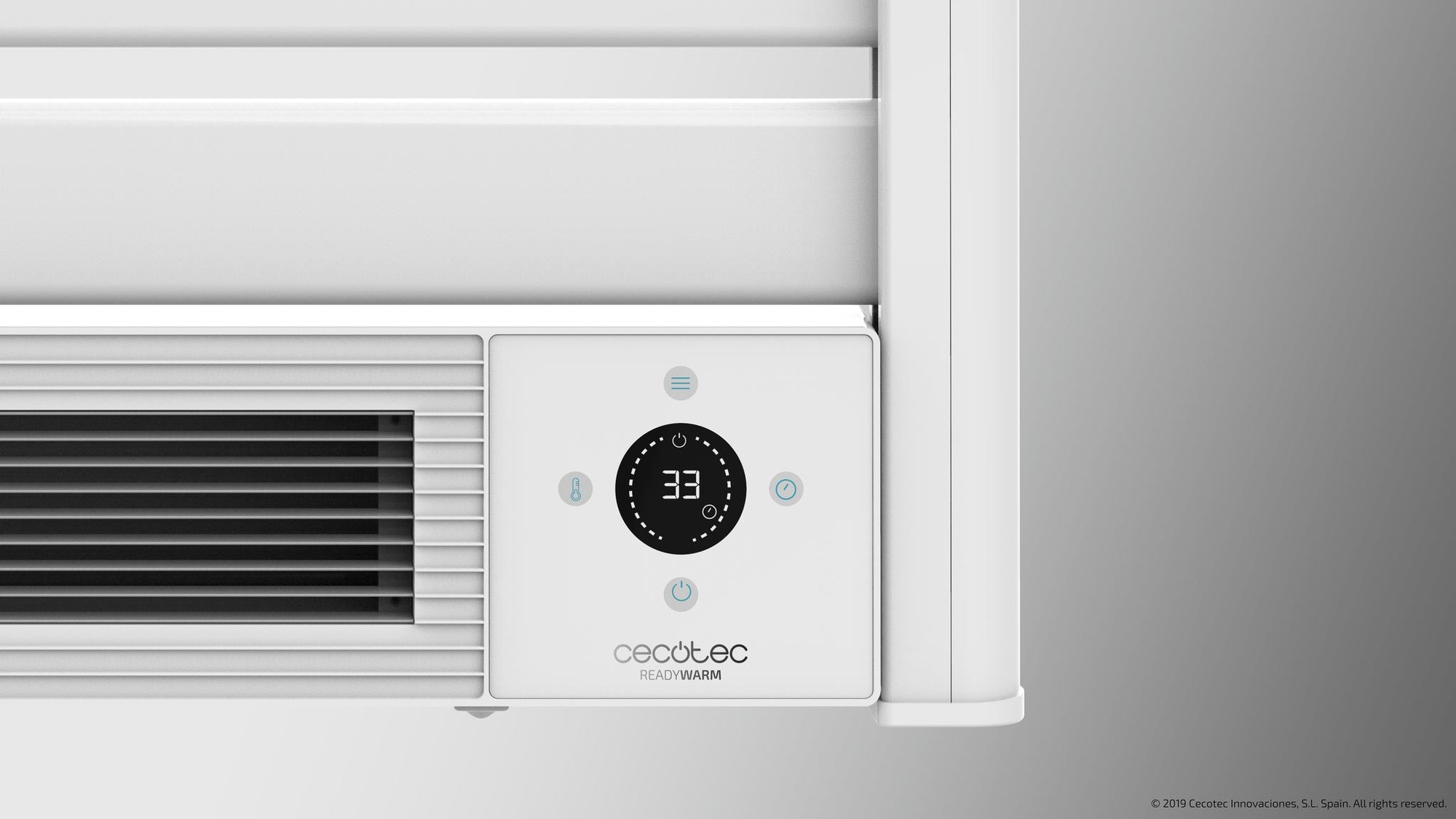 Toallero eléctrico con calefactor Cecotec Ready Warm 9770 1015 × 550 mm 2000 W blanco