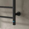 Toallero eléctrico con estante Reina Maira seco 1190 × 500 mm 165 W negro mate