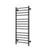 Toallero eléctrico Reina Arnage seco 1200 × 500 mm 165 W negro mate