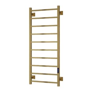 Toallero eléctrico Reina Velino seco 1200 × 500 mm 170 W latón cepillado