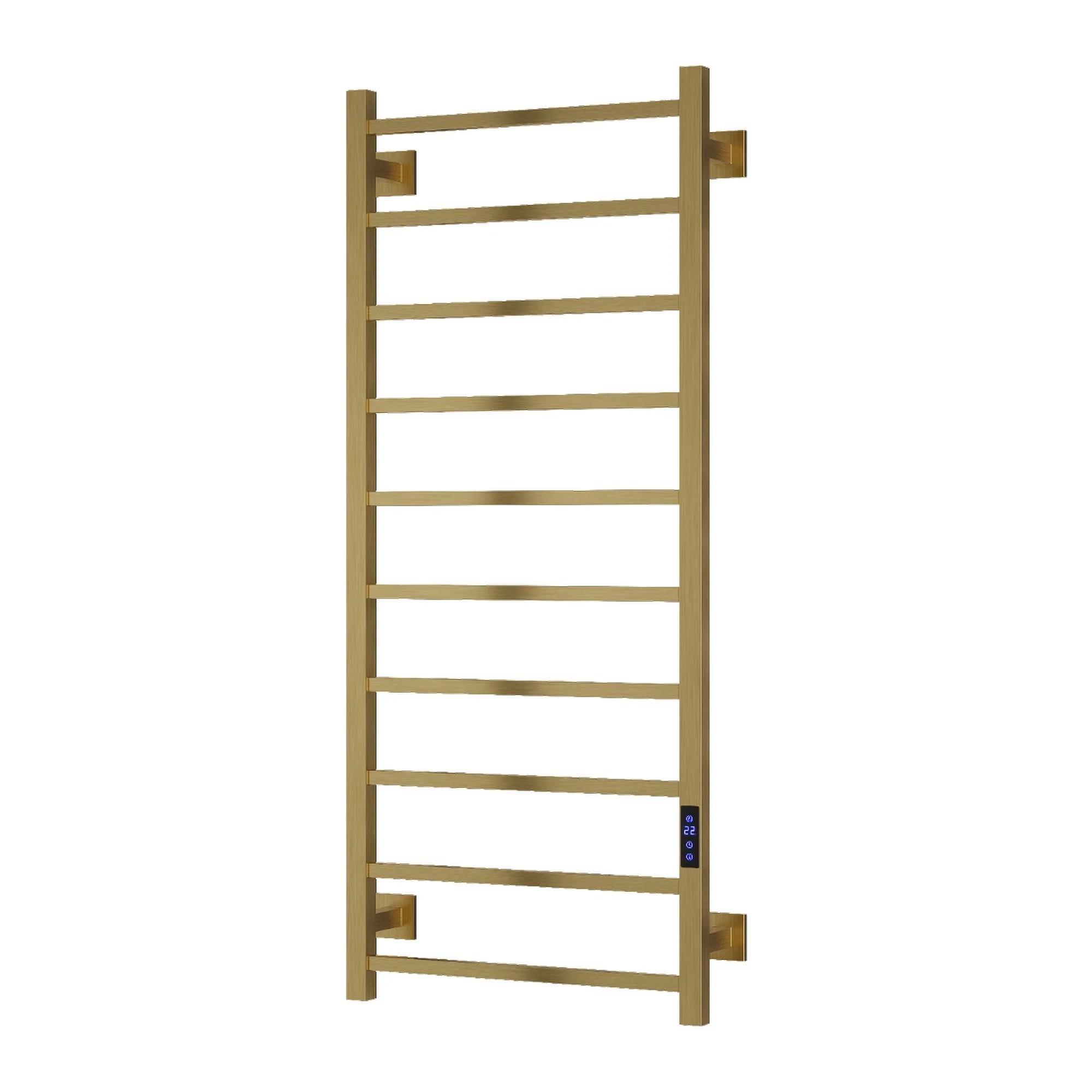 Toallero eléctrico Reina Velino seco 1200 × 500 mm 170 W latón cepillado
