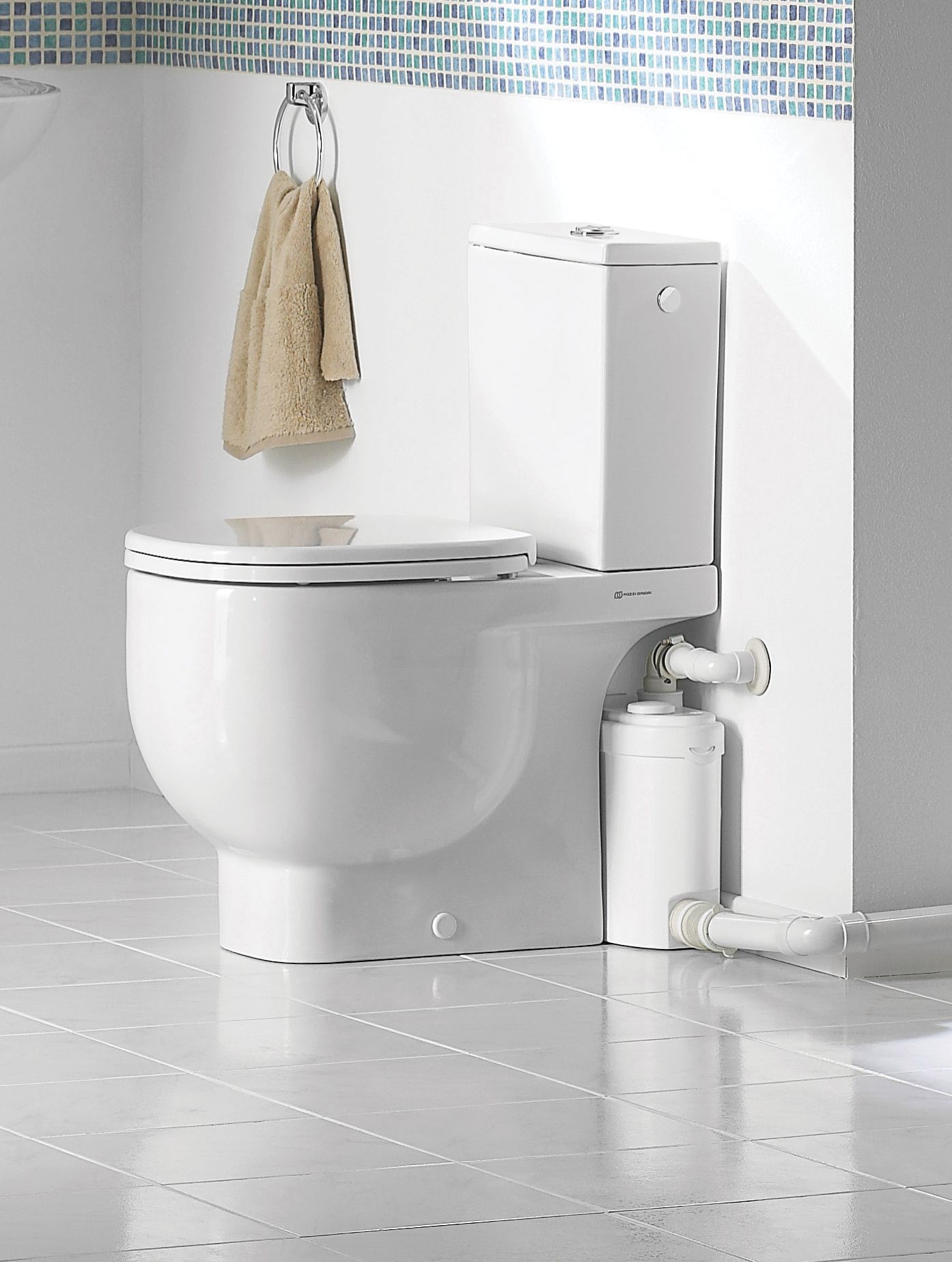 Triturador sanitario Saniflo Sanislim 1054 extraplano 3 entradas
