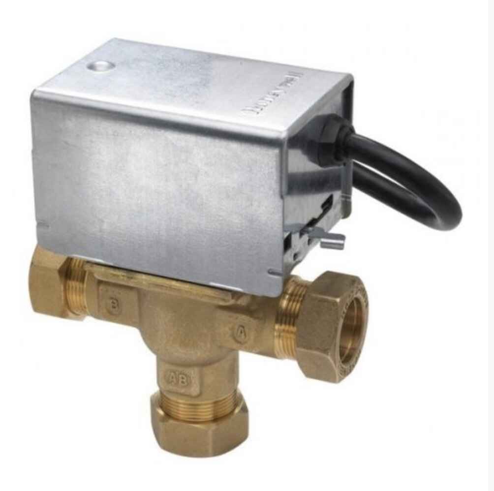 Válvula de 3 vías Honeywell Home V4073A1088 28 mm posición intermedia Y-plan