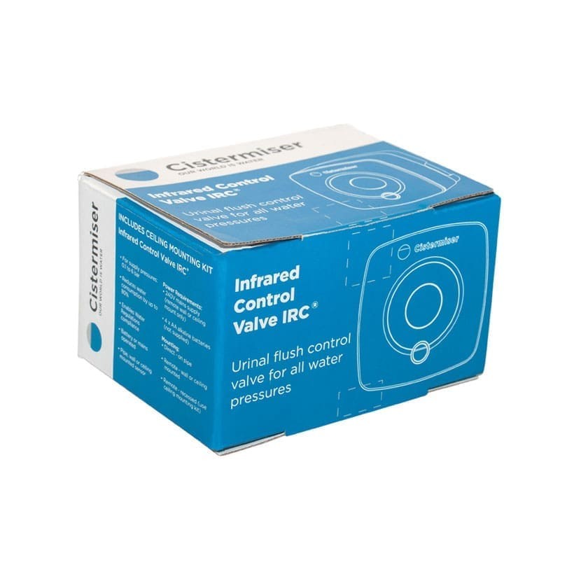 Válvula de control de urinario por infrarrojos Cistermiser IRC2 1/2" 0,1–6 bar