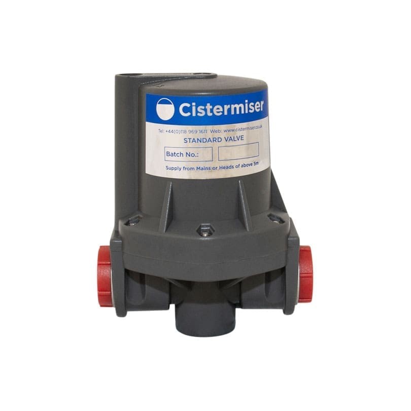 Válvula hidráulica de descarga de urinario Cistermiser STD 1/2" 0,5–6 bar sin electricidad
